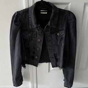 MONO-B Women's Black Denim Jacket